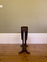 Load image into Gallery viewer, Antique British Gate Leg Folding Bobbin Side Table
