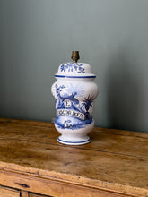 Load image into Gallery viewer, Antique French Pharmacy Jar Lamp
