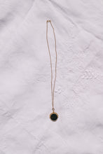 Load image into Gallery viewer, Rare Antique Gold Carnelian and Bloodstone Gemstone Fob Necklace on Vintage 9ct Rose Gold Belcher Chain
