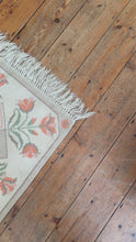 Load and play video in Gallery viewer, Vintage Floral Tapestry Rug
