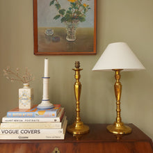 Load image into Gallery viewer, Pair Of Antique French Brass Lamps
