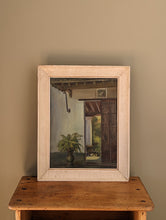 Load image into Gallery viewer, oil painting on pine shelf
