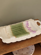 Load image into Gallery viewer, antique asparagus serving plate 
