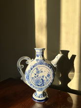 Load image into Gallery viewer, Antique Ceramic Blue And White Delft Bottle
